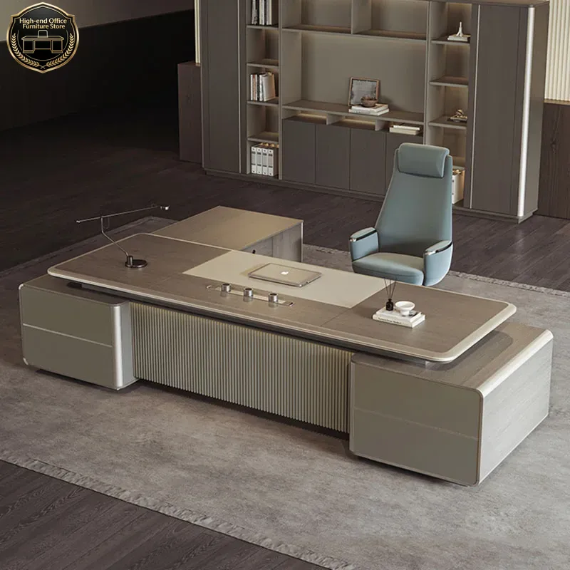 Office Tech Set Up - Boss Gaming L-tafel Thuiskantoor Gamer Nageltechnicus