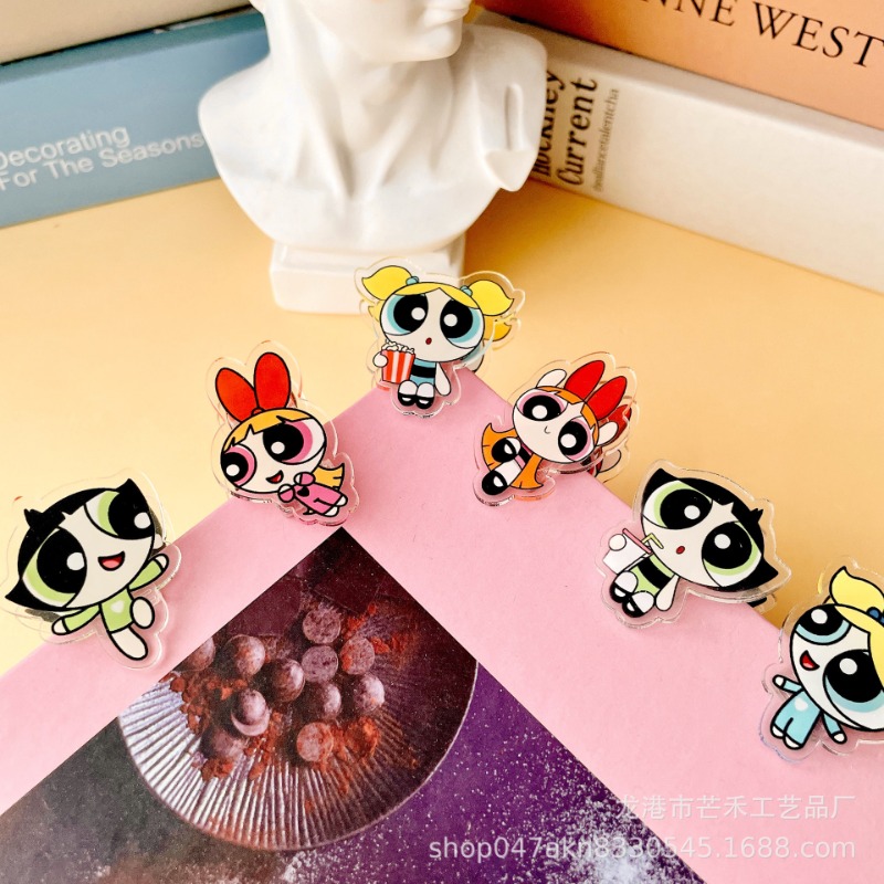 6PCS Kawaii De Powerpuffs Meis - Office Tech Accessories recensie en prijs