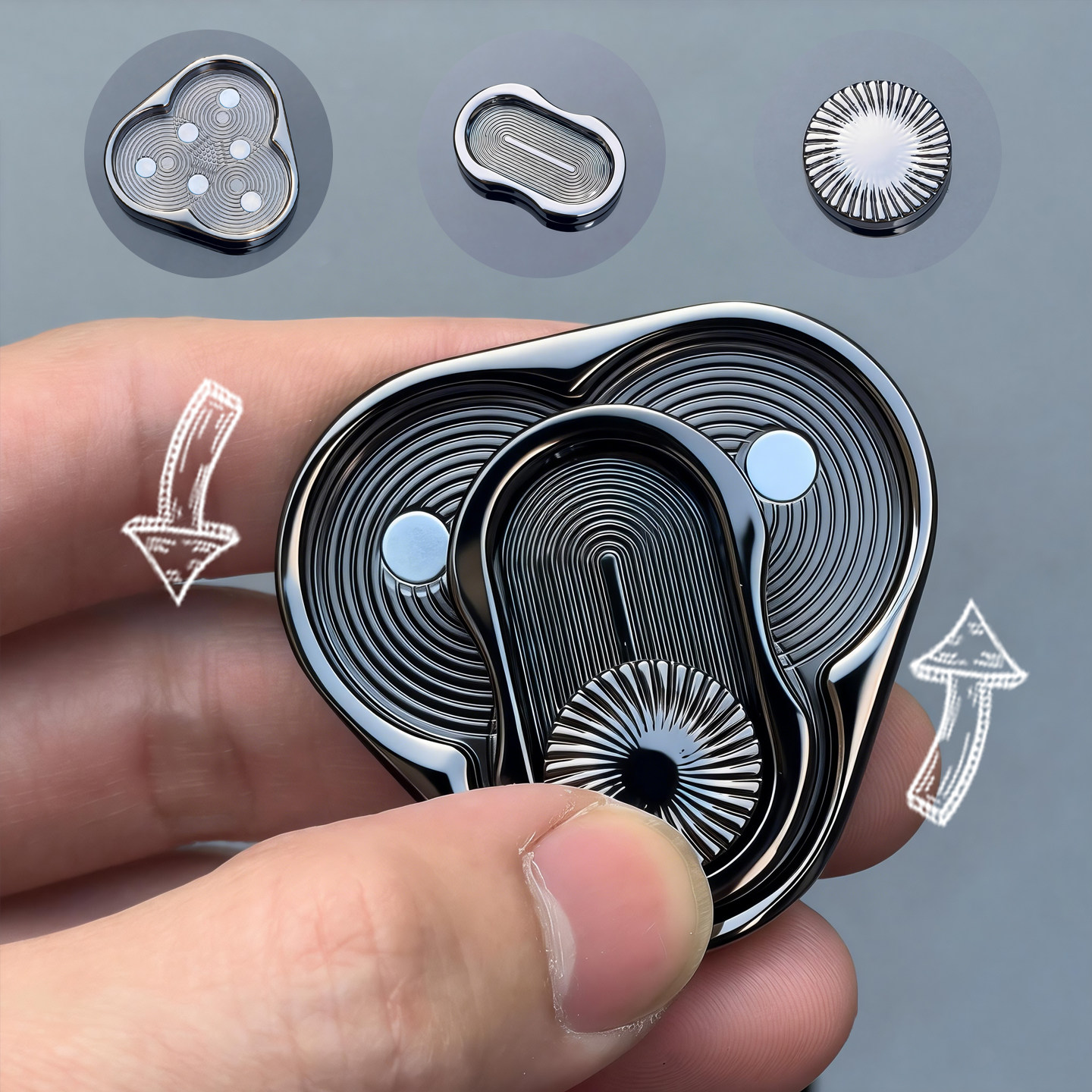 Driehoekige Magnetische Fidget - Cool Office Tech Gadgets recensie en prijs