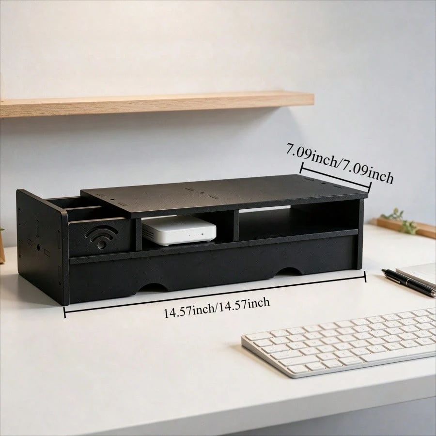 Zwarte Matte WiFi Router Opber - Office Tech Set Up recensie en prijs