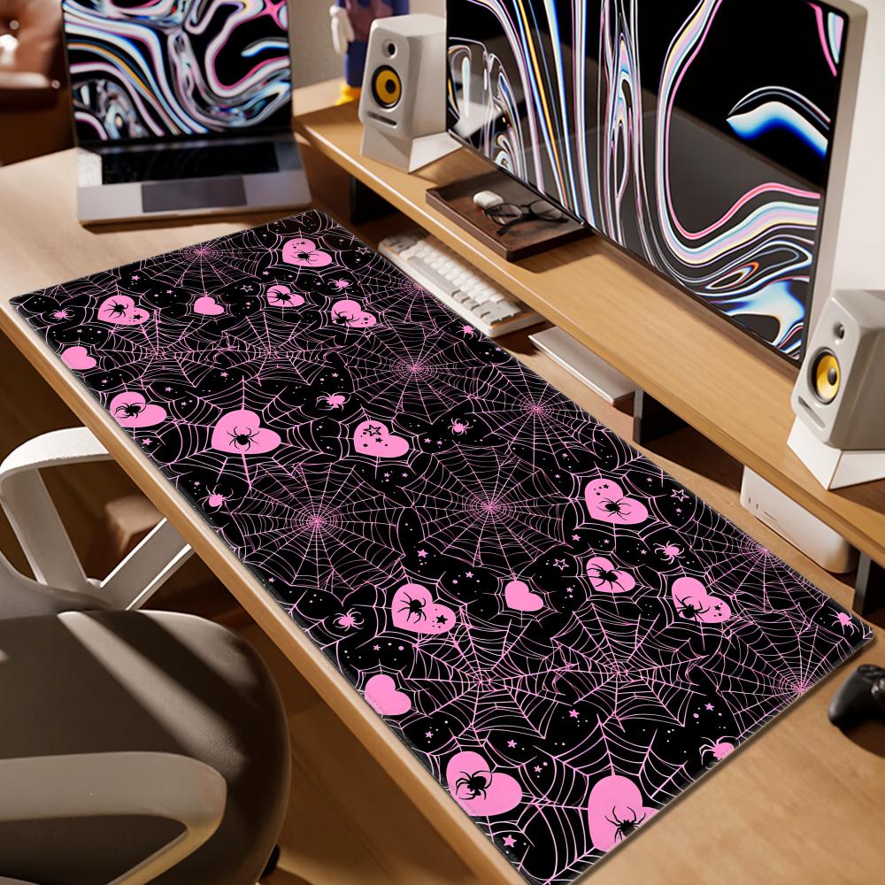 90x40 Wit of Roze Spinnenweb H - Office Tech Set Up recensie en prijs