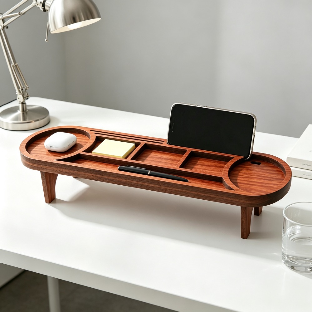 Houten bureau-organizer met te - Office Tech Accessories recensie en prijs